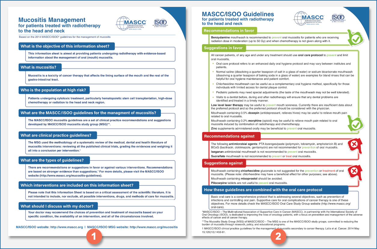 Mucositis Management - Radiotherapy